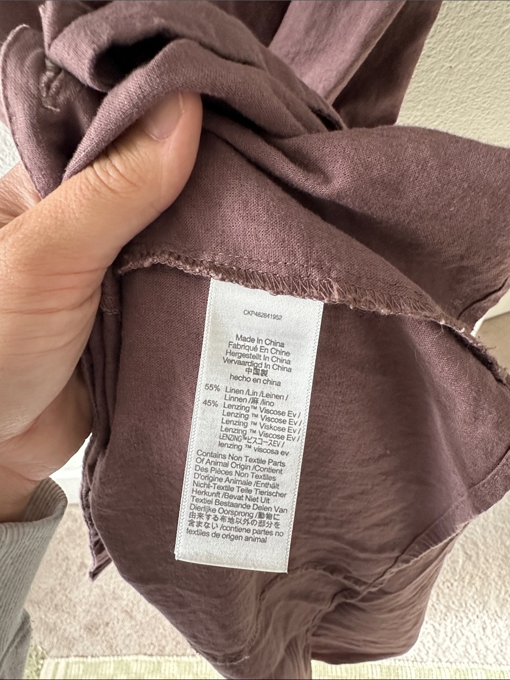 Madewell Linen Button Up Midi Dress - Picture 4 of 5